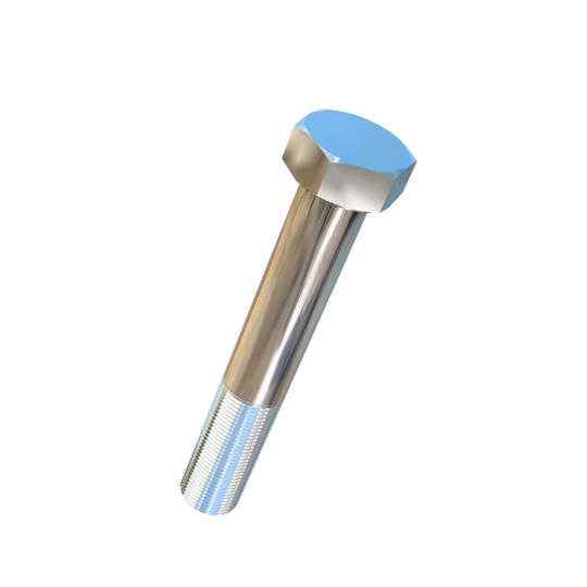 Titanium 1-1/8-12 X 7 inch UNF Allied Titanium Hex Head Bolt (No Dimple)